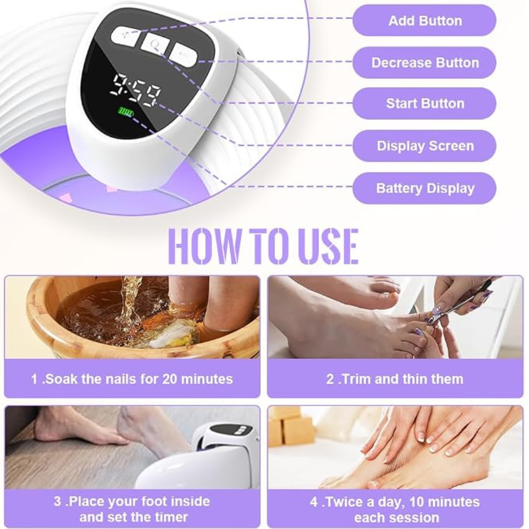Nail Cleaning Laser Device